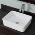 V140-W White Porcelain Vessel Lavatory Sink - B009O8CPSY